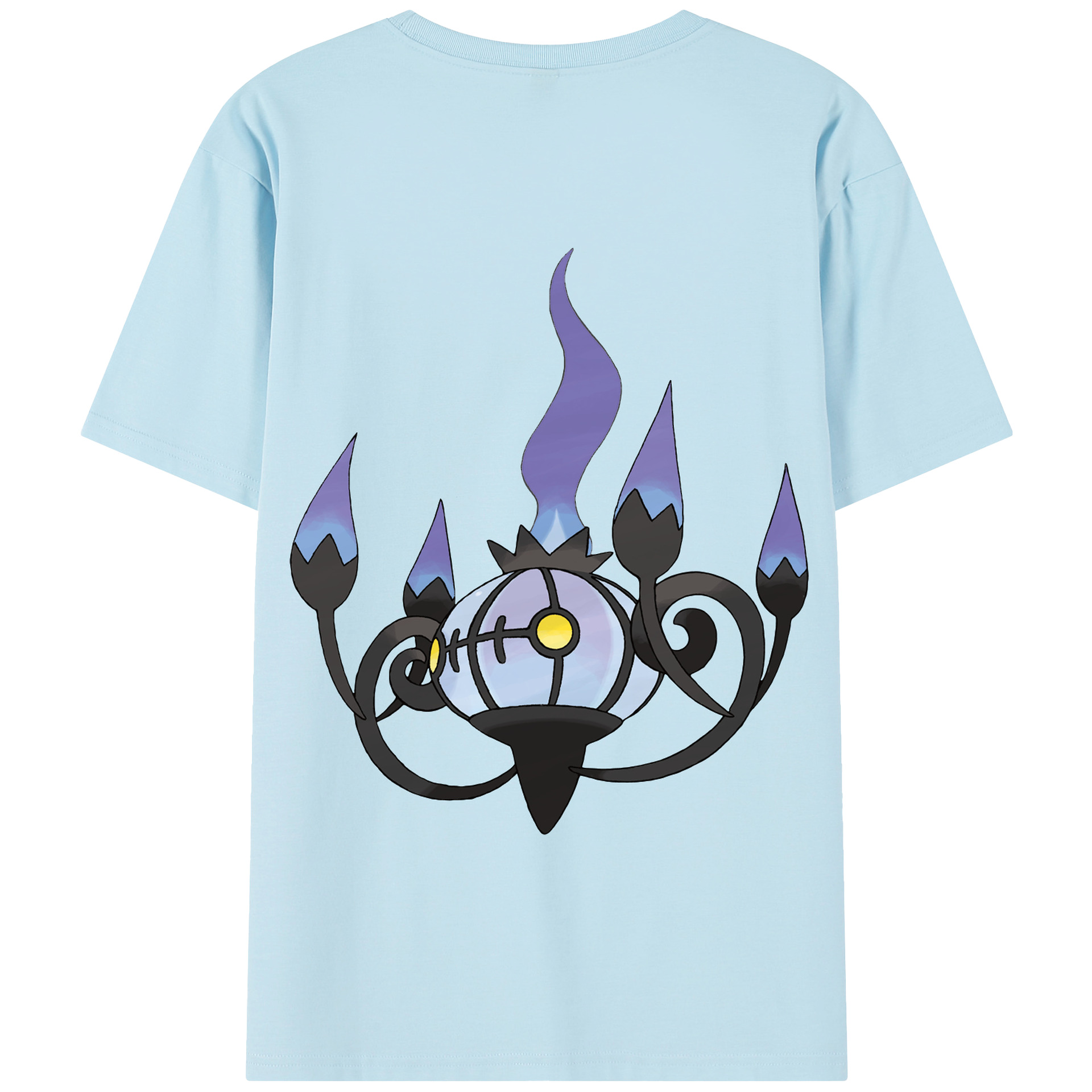 （画像用） ポケットモンスター Pokémon 綿100％半袖Tシャツ（背面プリント）